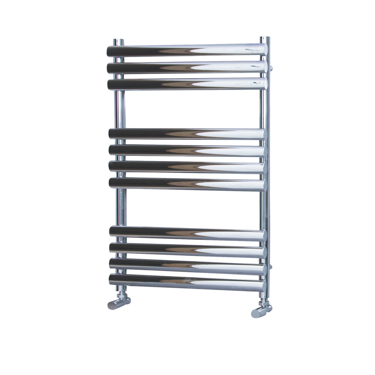 Towelrads 800mm x 500mm 873BTU Chrome Flat Designer Towel Radiator (255RY)