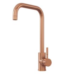 ETAL Vito Square Neck Single Lever Mono Mixer KitchenTap Rose Copper