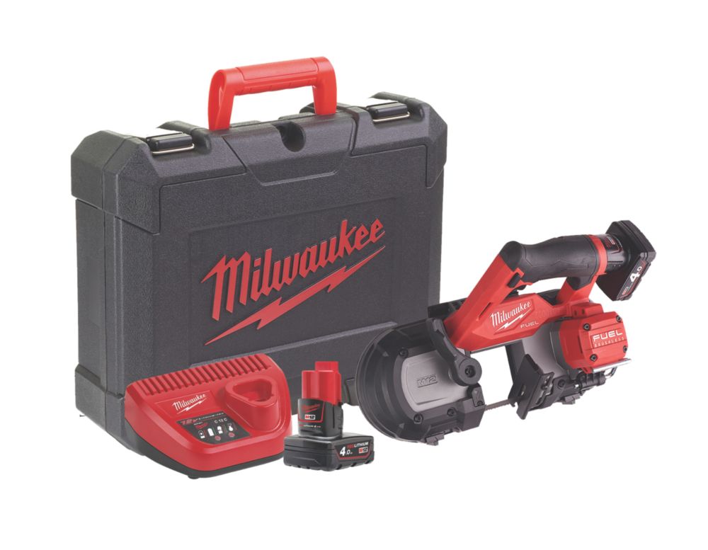 Milwaukee 12v band online saw