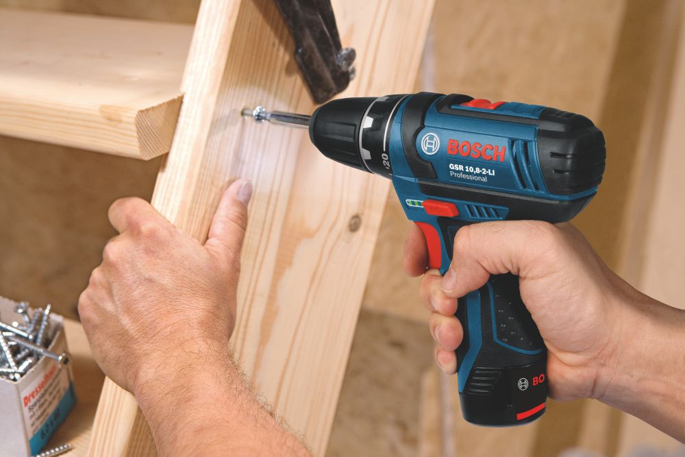 Bosch GSR12V-15 12V 2 x 2.0Ah Li-Ion CoolPack Cordless Drill