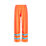 Site Huske Hi-Vis Over Trousers Elasticated Waist Orange Large 26" W 44" L