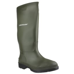 Dunlop Pricemastor Size 6.5  Green Non Safety Wellies