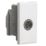 Knightsbridge Screened Modular Coaxial TV Socket White