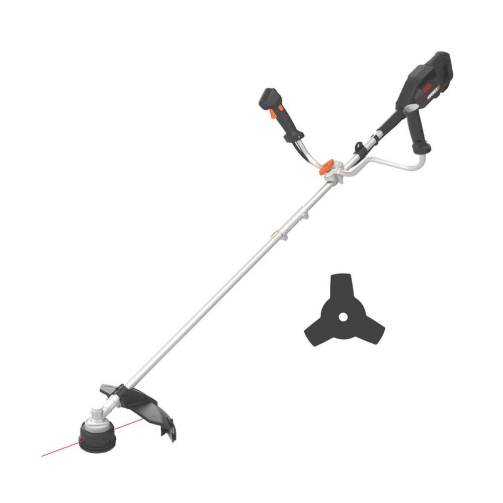 Worx WG084E.9 40V Li-Ion PowerShare / Pro Brushless Cordless Brushcutter & Line Trimmer - Bare