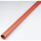 FloPlast Push-Fit Plain-End Underground Drainage Pipe 110mm x 3m