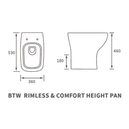 Florida Soft-Close Rimless Back-to-Wall Toilet