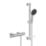 Refurb Grohe Precision Feel HP Rear-Fed Exposed Chrome Thermostatic Shower Mixer Set
