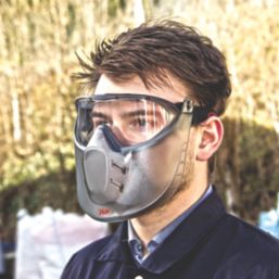 JSP Stealth 9200  Faceshield Goggle Light Grey