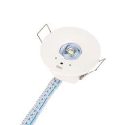 Robus Desmond Plus Fixed  Recessed Non-Maintained Emergency LED Downlight White 1.5W 190lm 55mm