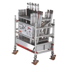 Single Depth Aluminium Access Tower 0.61m x 1.17m x 4m Week Hire