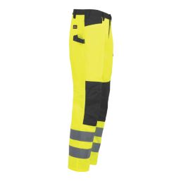 Site Ovett Hi-Vis Trousers Yellow/Black 32" W 32" L