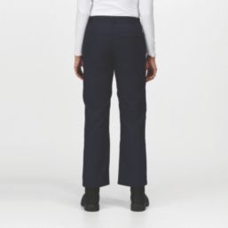 Ladies navy trousers size 2024 22