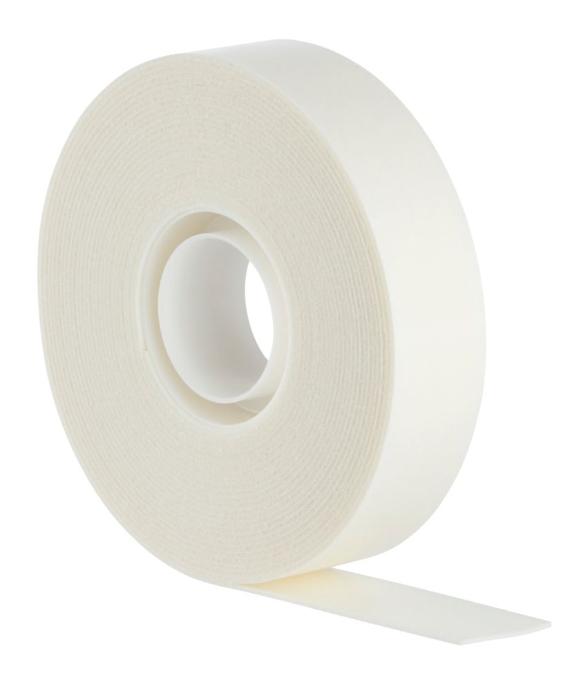 Scotch Permanent DoubleSided Indoor Mounting Tape White 5m x 19mm Screwfix