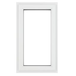 Crystal  Right-Hand Opening Clear Double-Glazed Casement White uPVC Window 610mm x 1190mm