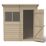 Forest  6' x 4' (Nominal) Pent Overlap Timber Shed with Assembly