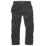 Scruffs Trade Holster Work Trousers Black 40" W 33" L