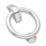Hardware Solutions Door Knocker Ring Satin Chrome 26mm x 178mm