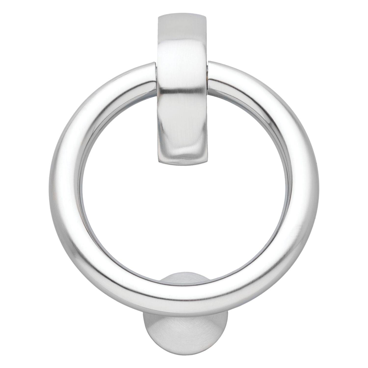 Hardware Solutions Door Knocker Ring Satin Chrome 26mm x 178mm (256KK)