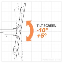 AVF APM6500 Heavy Duty TV Wall Mount  Full Motion 37 to 80"