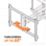 AVF APM6500 Heavy Duty TV Wall Mount  Full Motion 37 to 80"