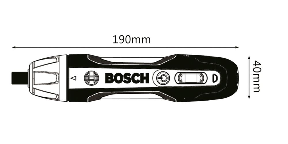 Bosch GO 3.6V 1 x 1.5Ah Li-Ion Coolpack Cordless Screwdriver - Screwfix