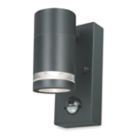 4lite Marinus Outdoor IP44 Wall Light With PIR Sensor Anthracite