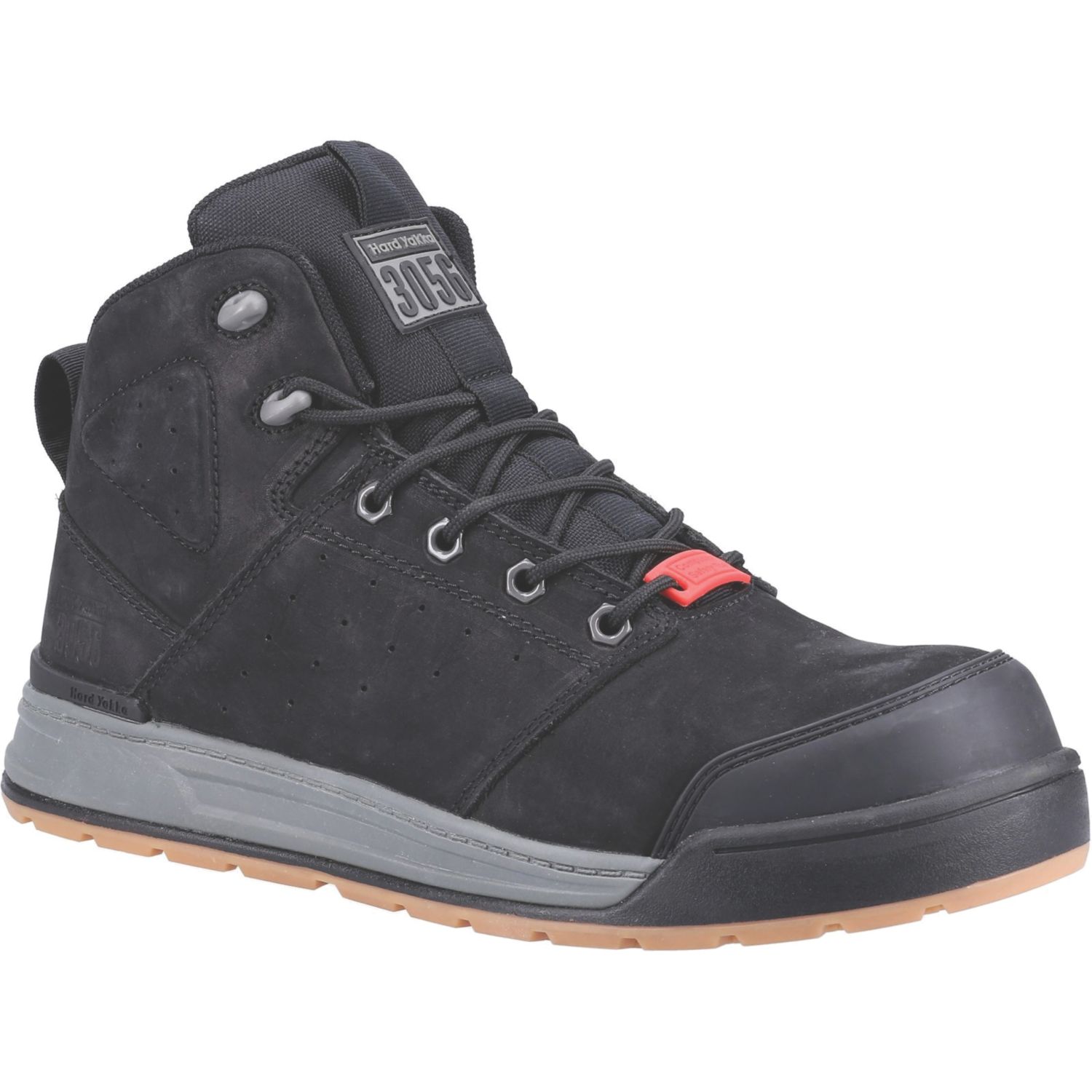 Hard Yakka 3056 Size 12 Black Water-Resistant Safety Boots (256RV)