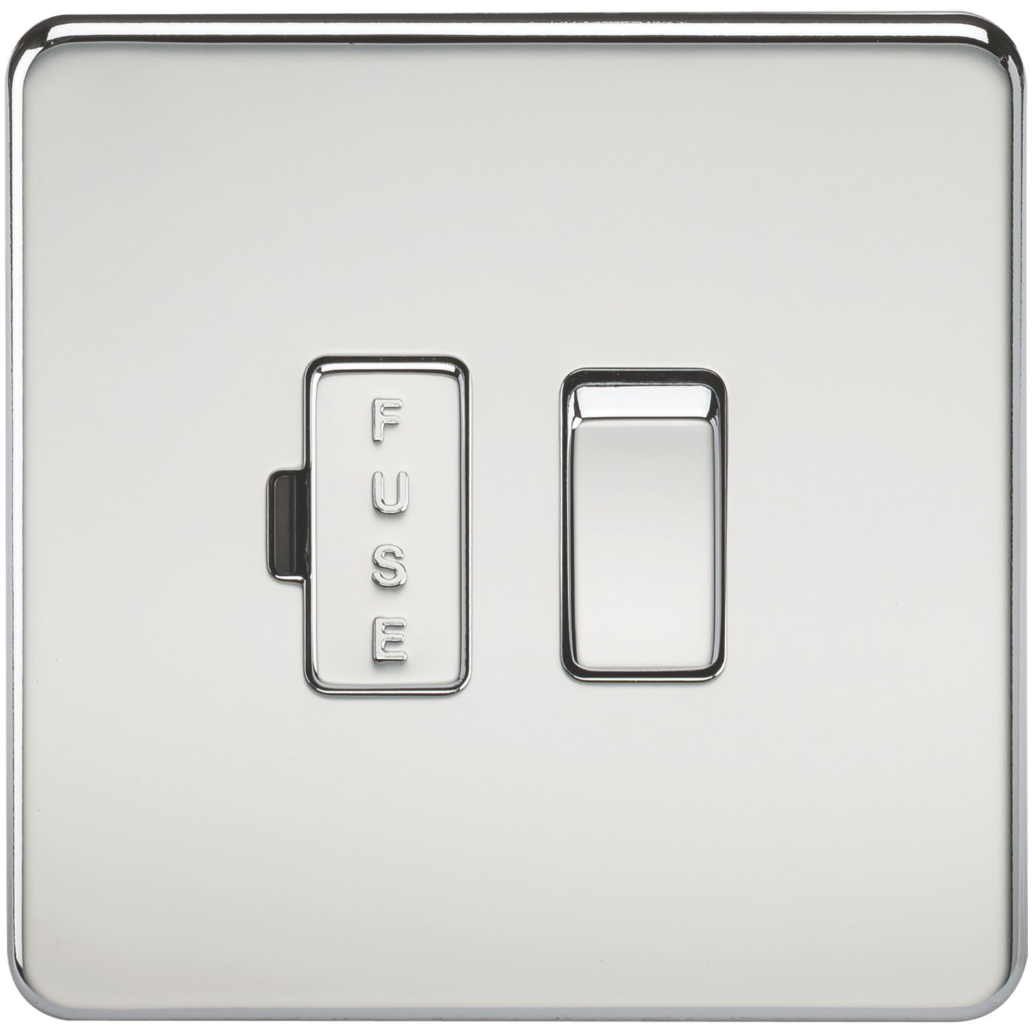 Knightsbridge 13A Switched Fused Spur Polished Chrome (256TX)