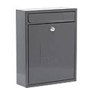 Burg-Wachter Compact Post Box Black Powder-Coated