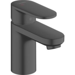 Hansgrohe Vernis Blend 70 Matt Black 126mm Cloakroom Lever Mono Basin Mixer Tap