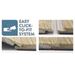 Kraus Ennerdale Natural Look Brown Wood-Effect LVT Flooring 2.75m²