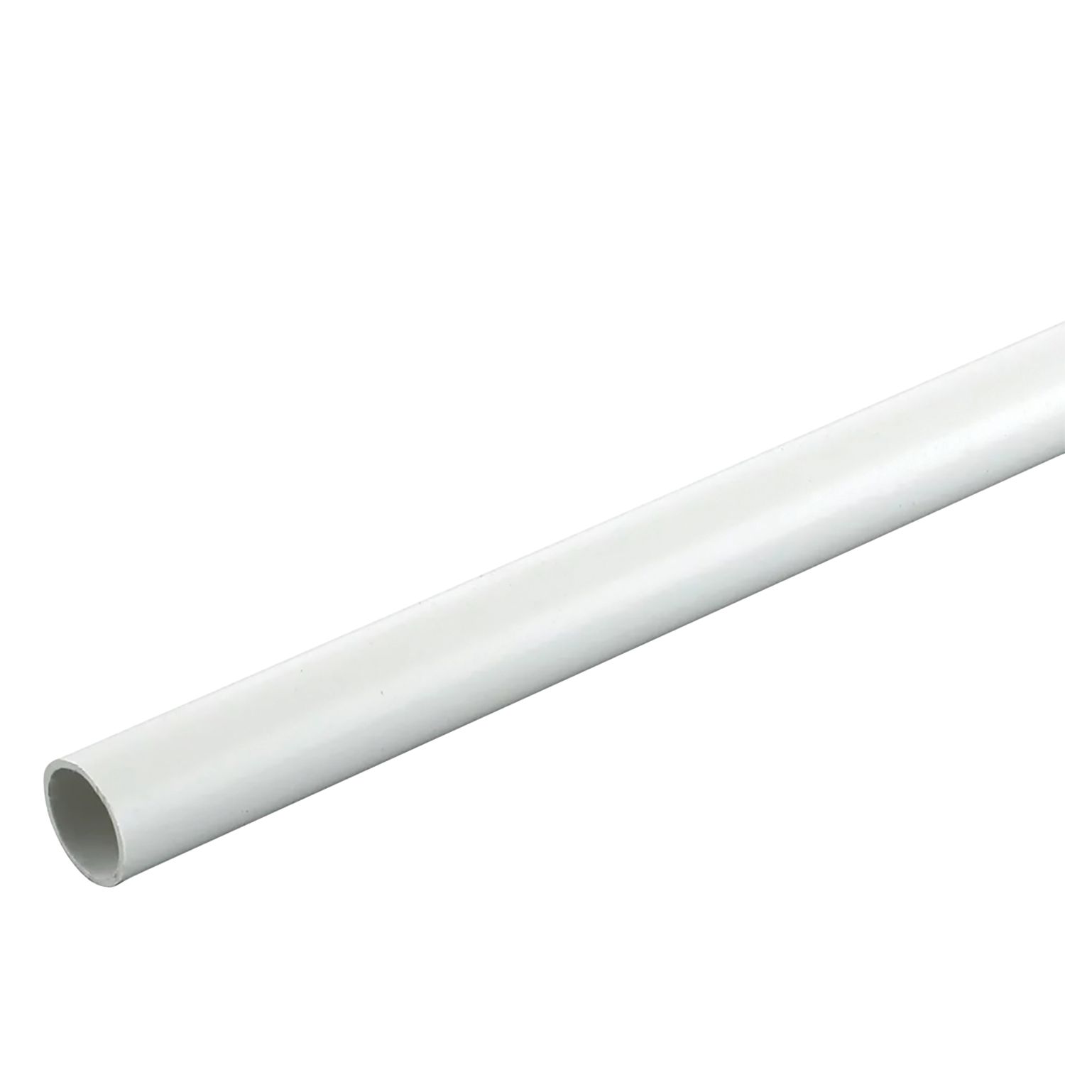 Deta TTE Round uPVC White Conduit 20mm x 3m (256VT)