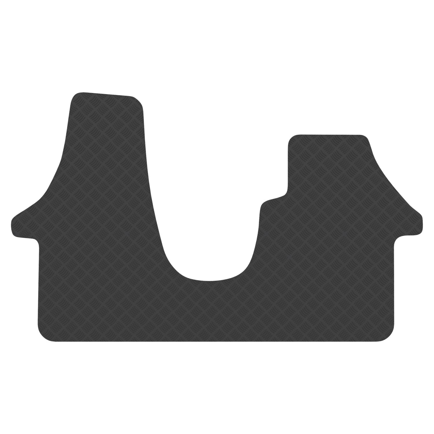 Car Mat Co. Volkswagen Transporter T5 Twin Passenger 2003 - 2015 Rubber Car Mat (256VV)