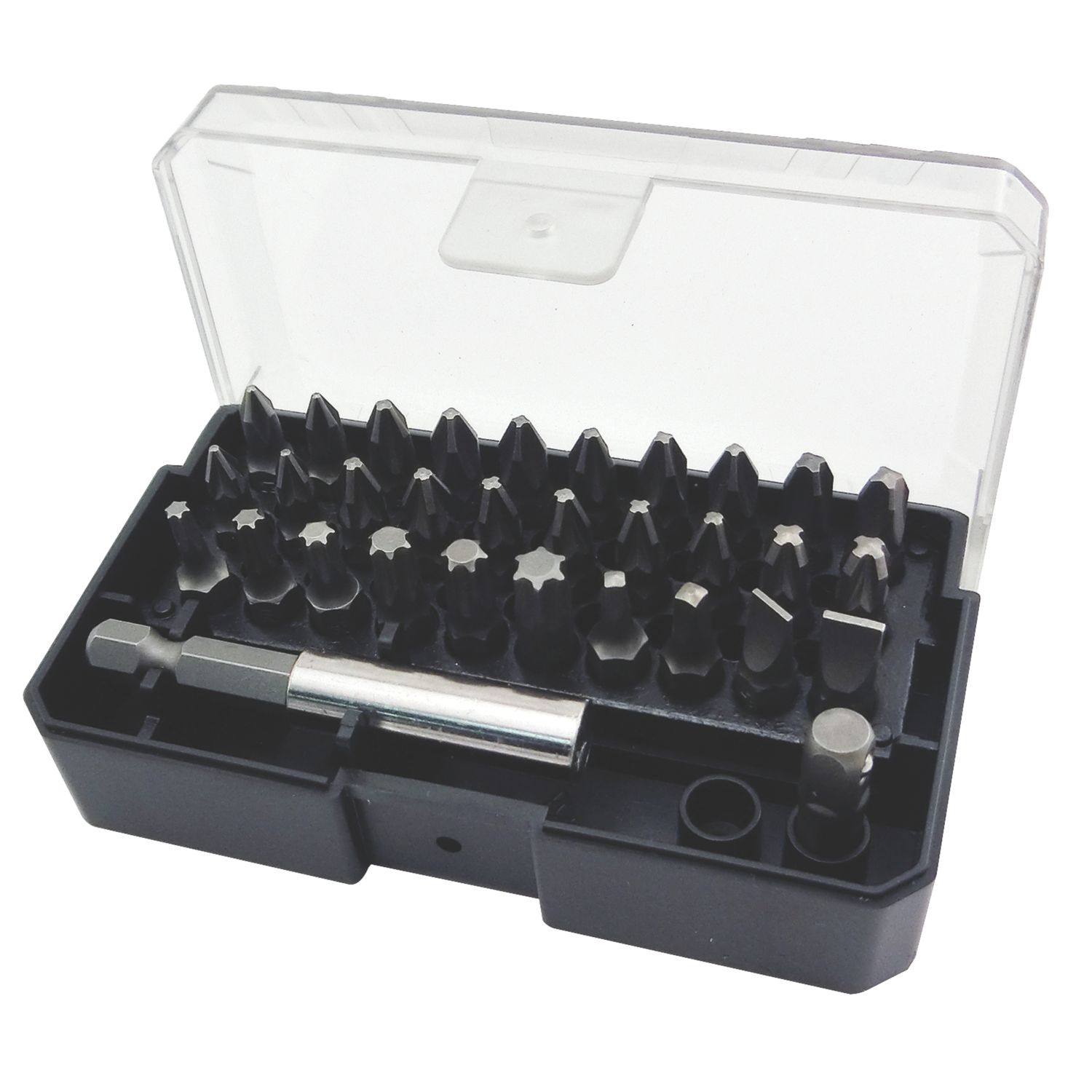 1/4" Hex Shank Mixed Screwdriver Bit Set 32 Pieces (2573V)