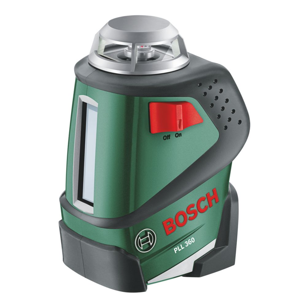 Bosch PLL 360 Red SelfLevelling CrossLine Laser Level Screwfix