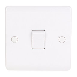 LAP  45A 1-Gang DP Cooker Switch White