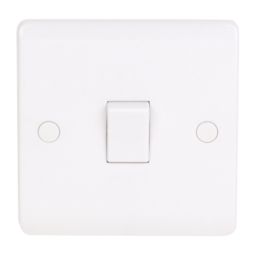 LAP  45A 1-Gang DP Cooker Switch White