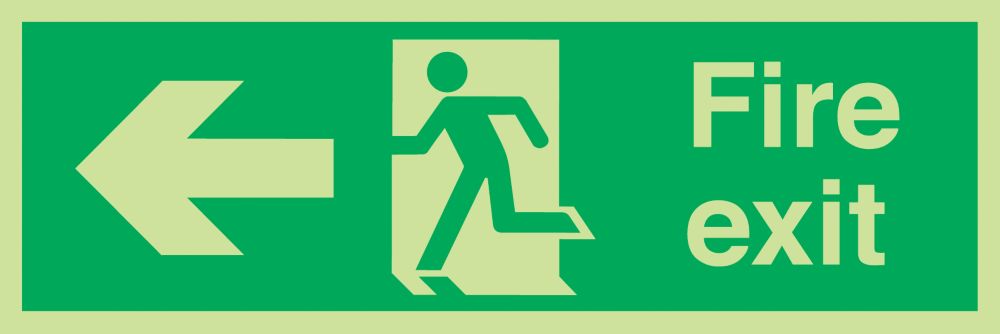 Fire exit signs screwfix