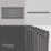 Flomasta 600mm x 1190mm 4175BTU Anthracite Horizontal 2 Column Radiator