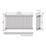 Flomasta 600mm x 1190mm 4175BTU Anthracite Horizontal 2 Column Radiator
