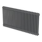 Flomasta 600mm x 1190mm 4175BTU Anthracite Horizontal 2 Column Radiator