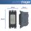Hager Sollysta WMGFU13BSB 13A Grid Fused Spur Brushed Steel with Black Inserts