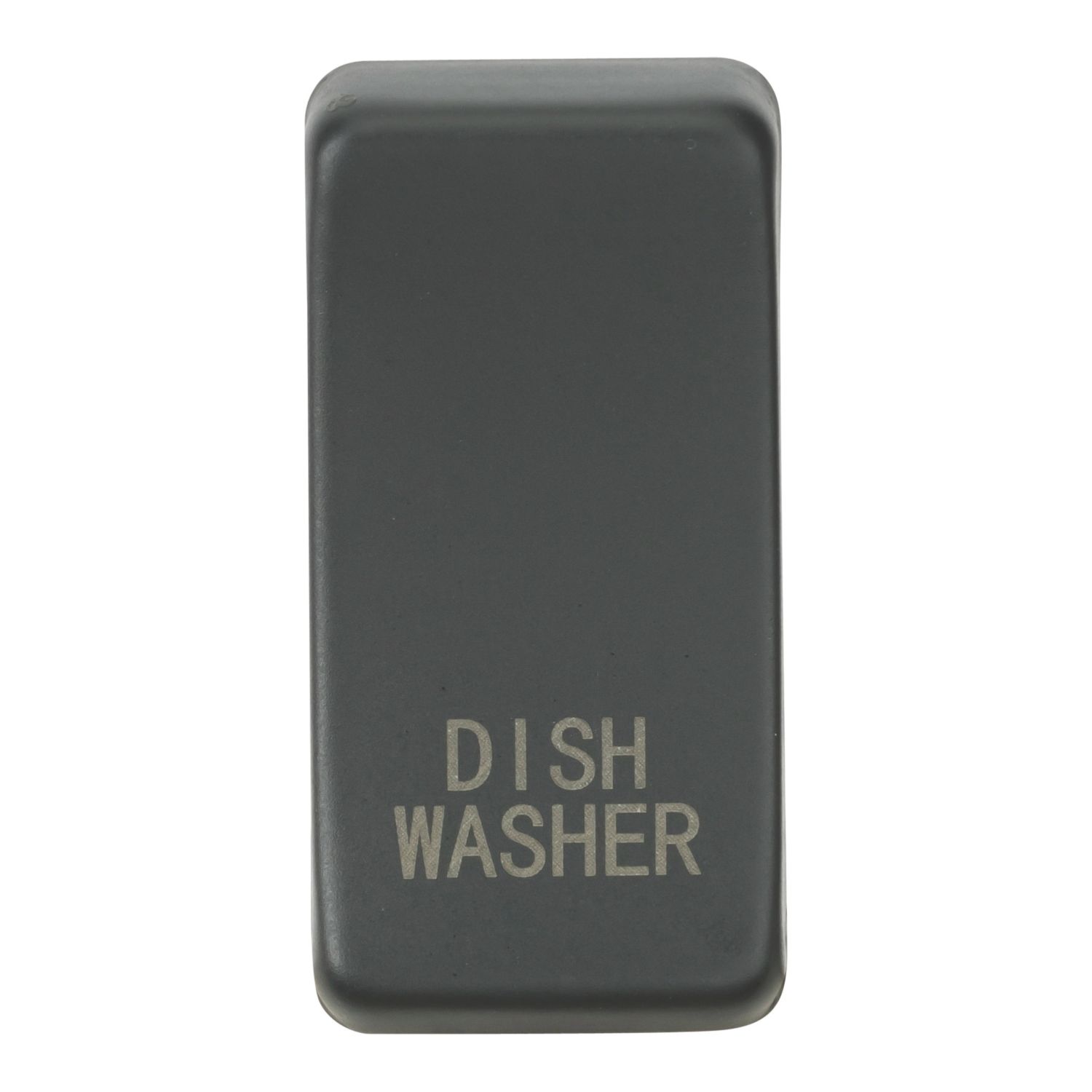 Knightsbridge 'DISHWASHER' Switch Cover Anthracite (257CR)