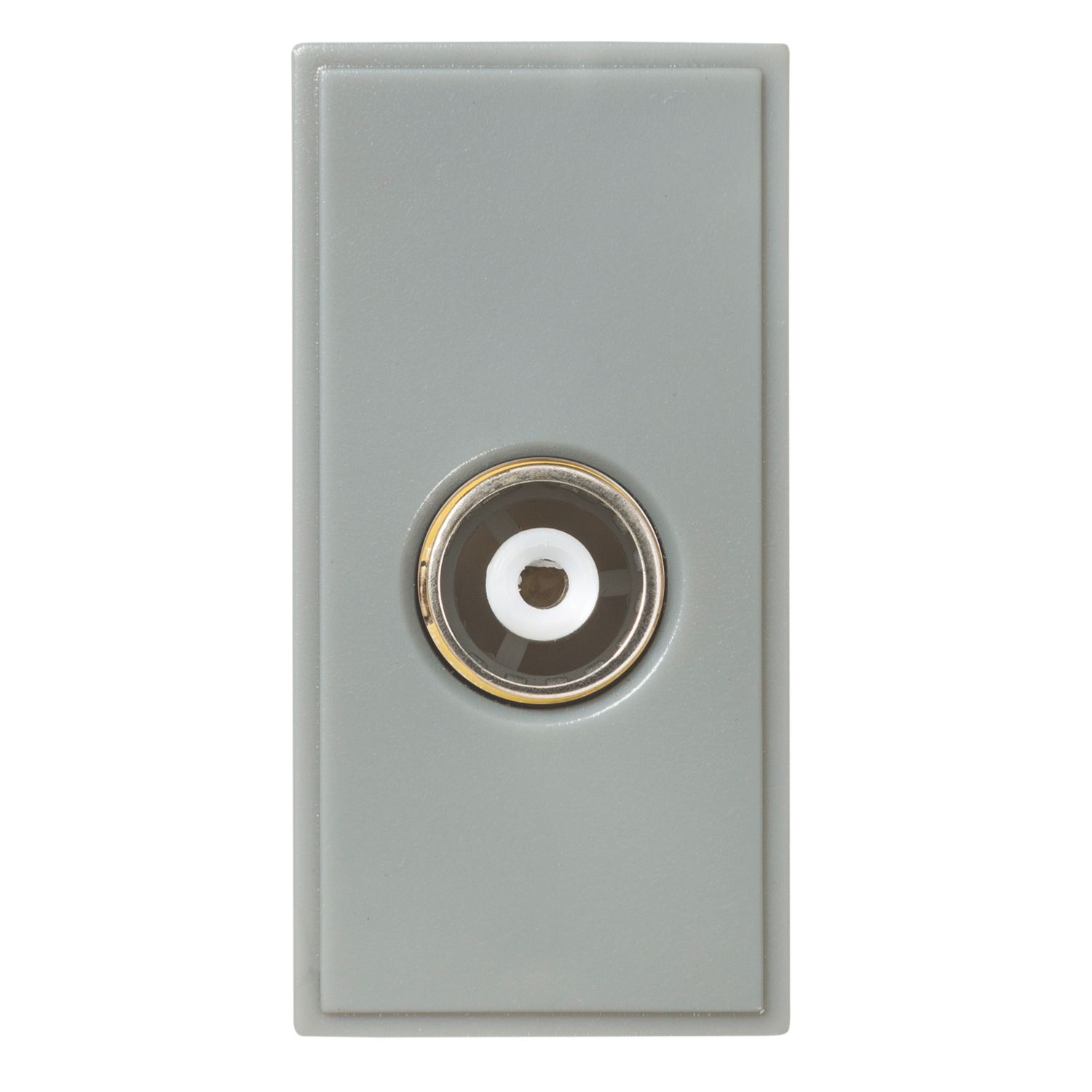 Knightsbridge Modular Coaxial TV Socket Grey (257CT)