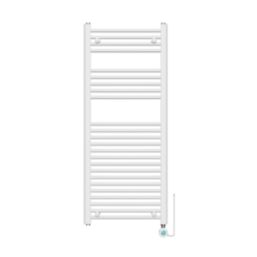 Refurb Flomasta 1200mm x 500mm 1024BTU White Flat Electric Towel Radiator