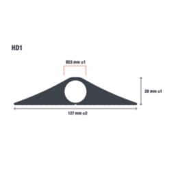 COBA CablePro HD1 Cablle Cover 9m Black