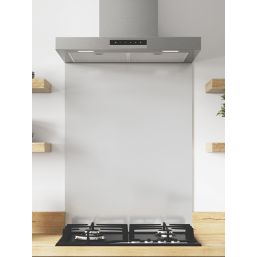 Wilsonart  Glacier White/Neptune Blue Hob Splashback 600mm x 800mm x 4mm