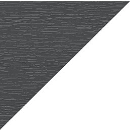 Crystal  1-Panel 1-Obscure Light Right-Hand Opening Anthracite Grey uPVC Back Door 2090mm x 890mm