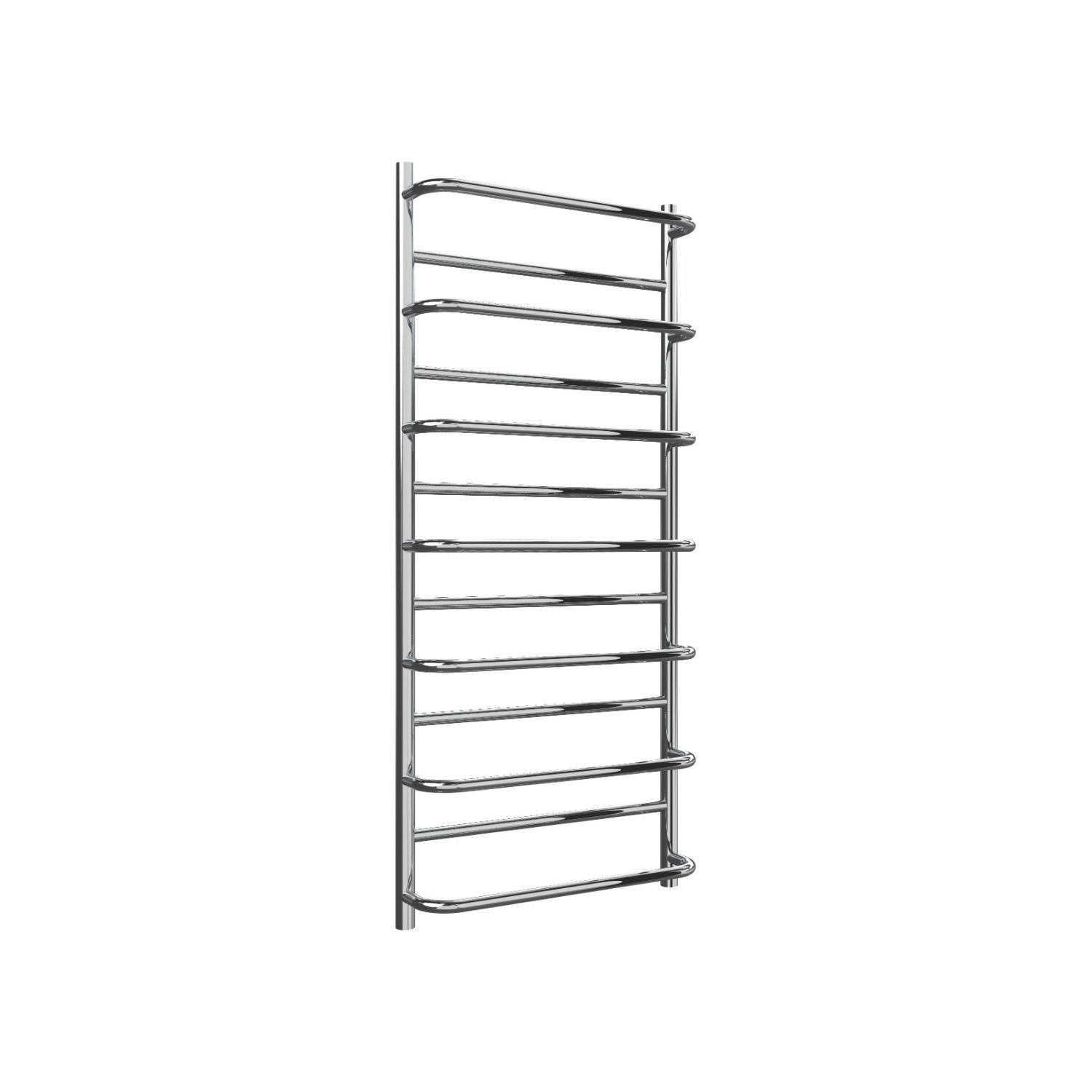 Reina 1180mm x 530mm 1202BTU Stainless Steel Curved Designer Towel Radiator (257LG)