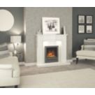 Be Modern Pryzm Edge Black Nickel Remote Control Inset Electric Fire 510mm x 165mm x 611mm